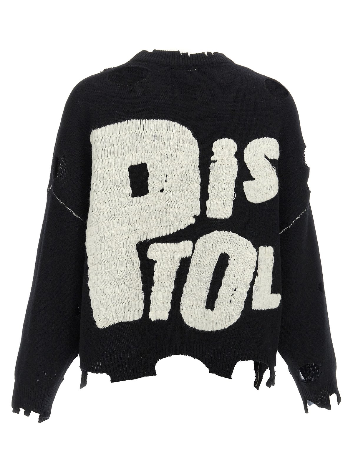SAINT MXXXXXX X Sex Pistols Distressed Knitted Jumper