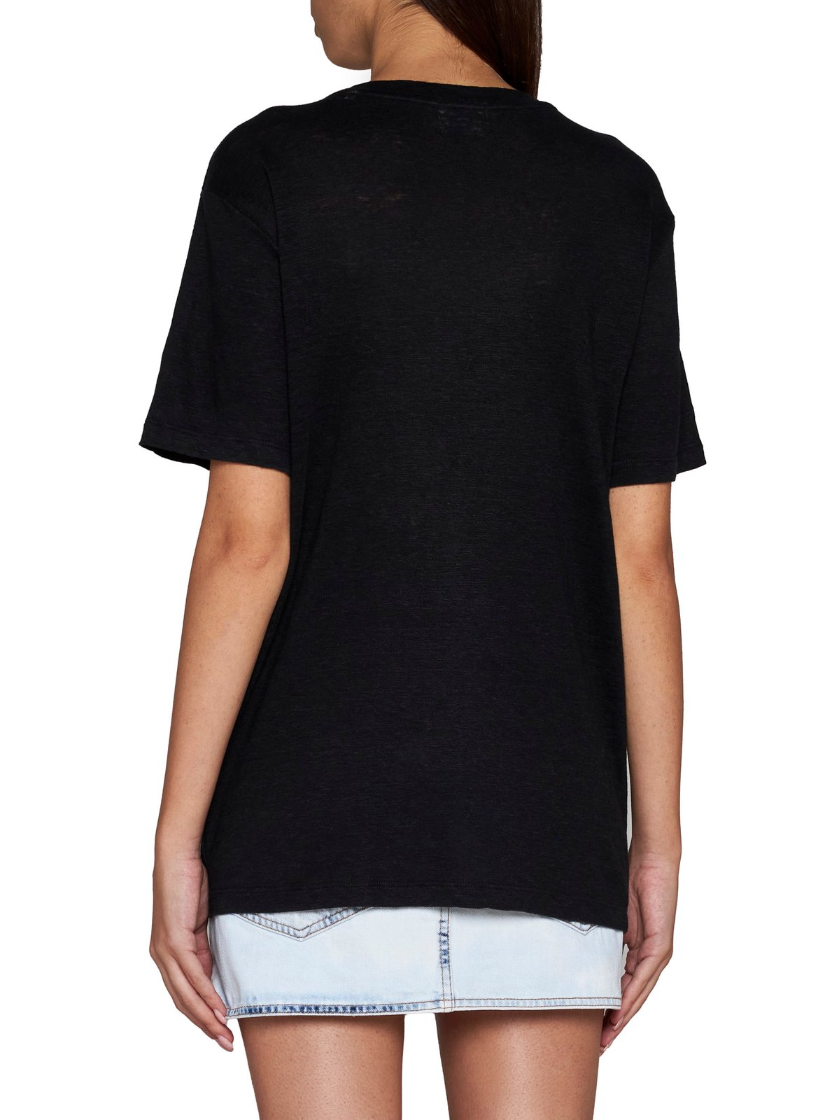 Isabel Marant Étoile Zewel Logo Printed Crewneck T-Shirt