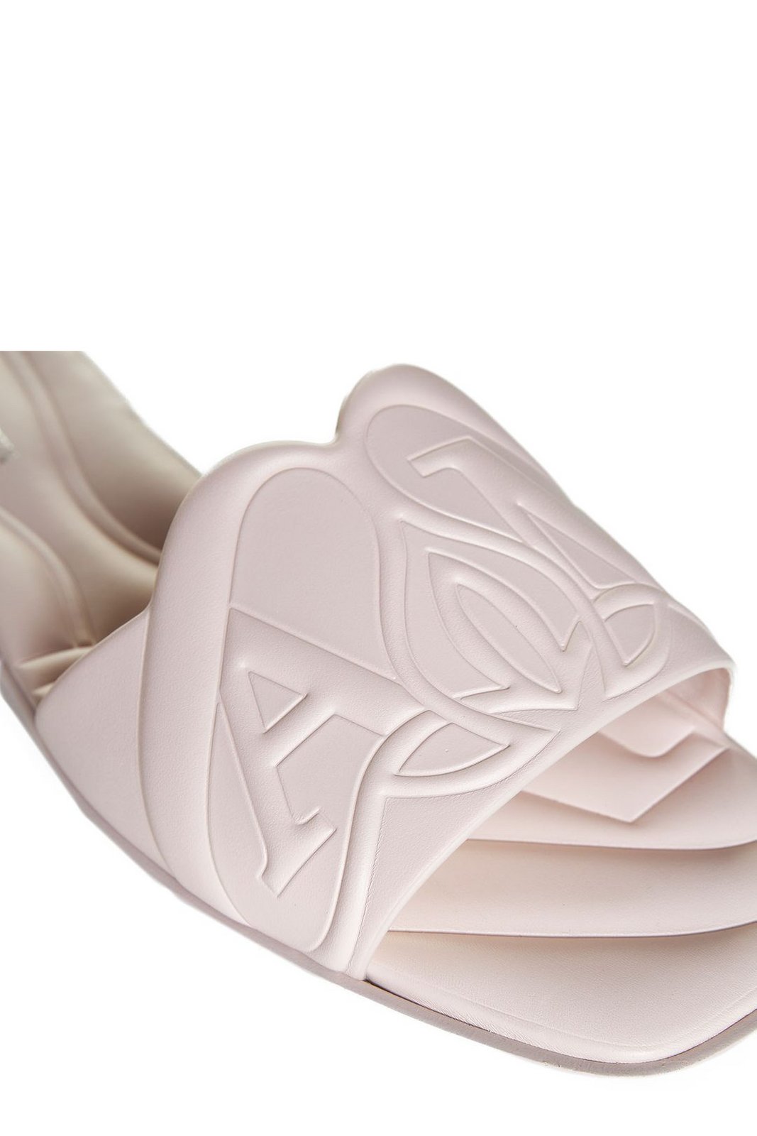 Alexander McQueen Seal Slip-On Sandals