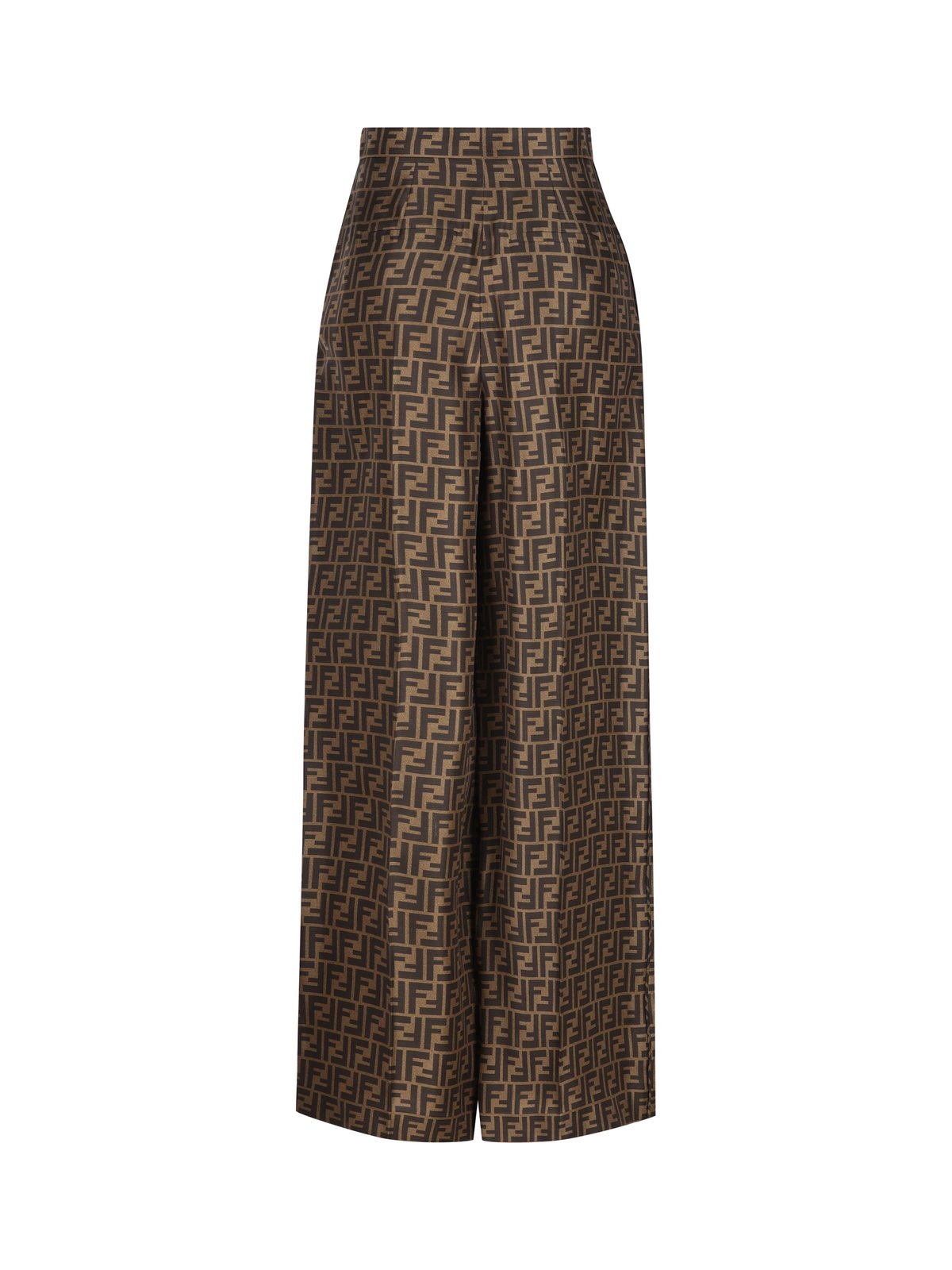 Fendi Allover FF Printed Straight-Leg Pants