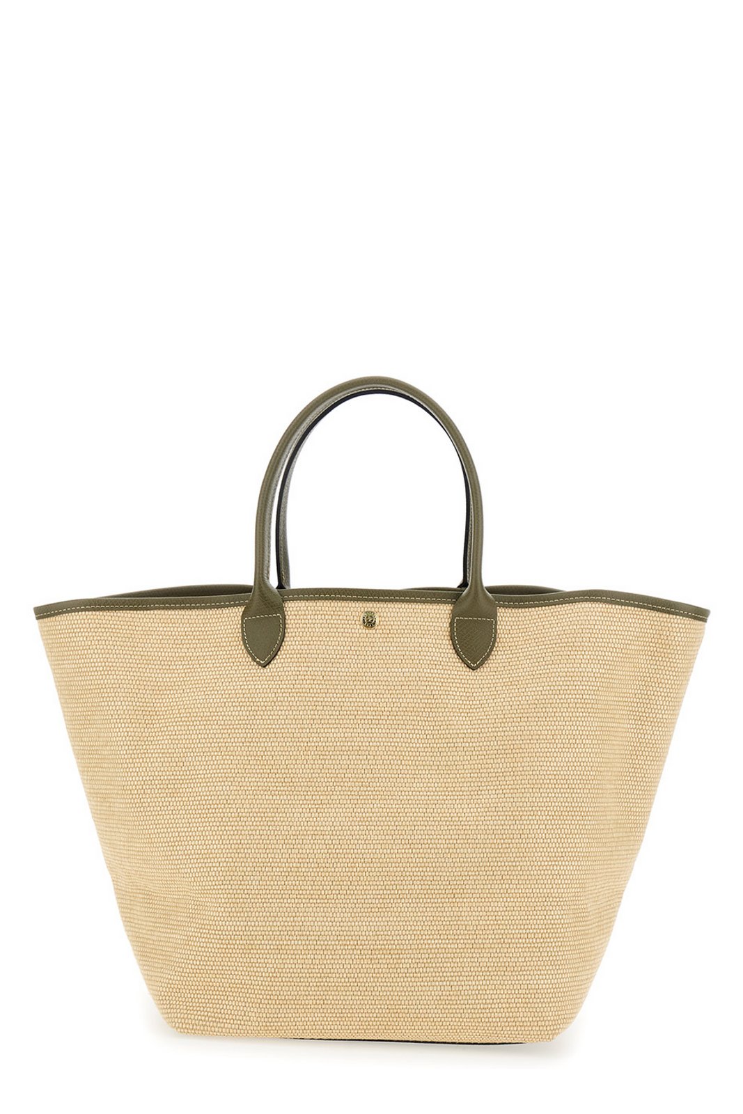 トートバッグ Longchamp Basket Bag La Pliage L Le Pliage Collection L Basket bag Artichoke - Canvas