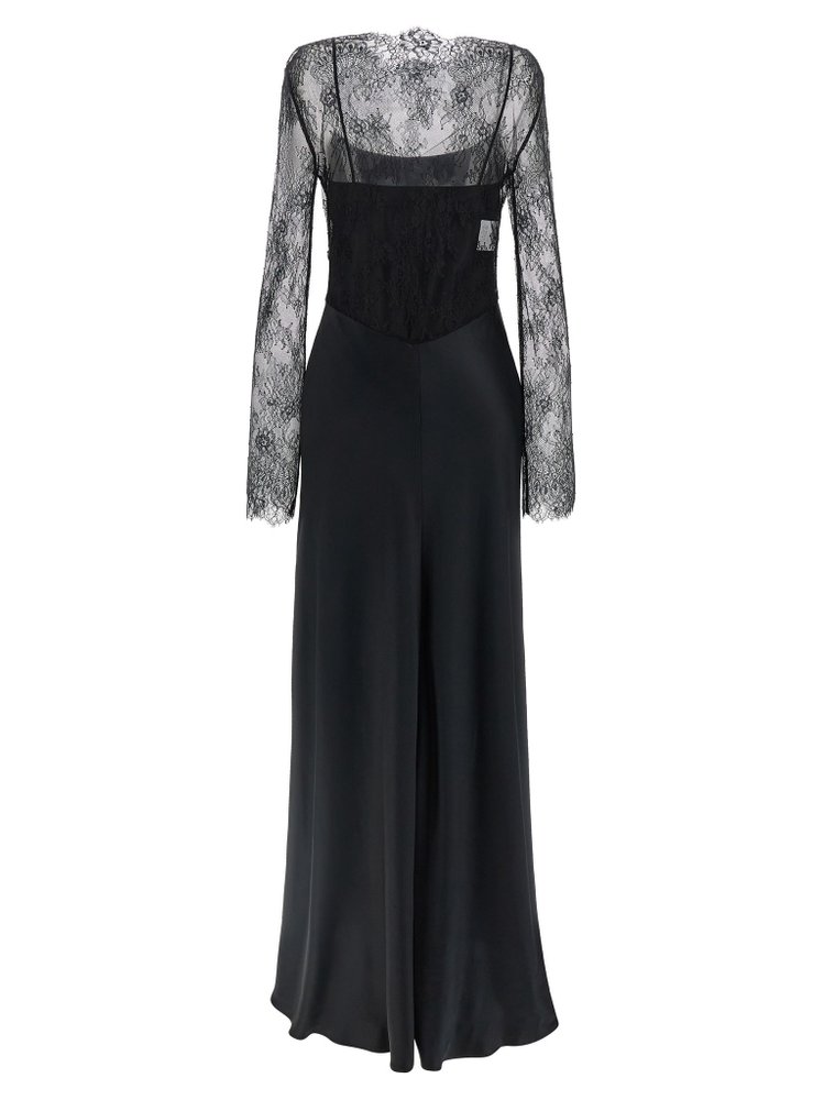 ワンピース A FERRETTI FW25 Lace satin dress (A04136627 0555) Aeffe_2Farticle_imgs_2FAEF252U