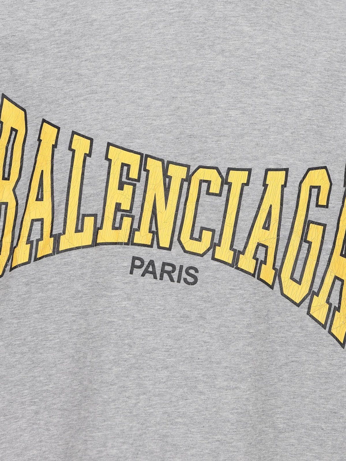 Balenciaga Paris Logo Printed Oversized T-Shirt