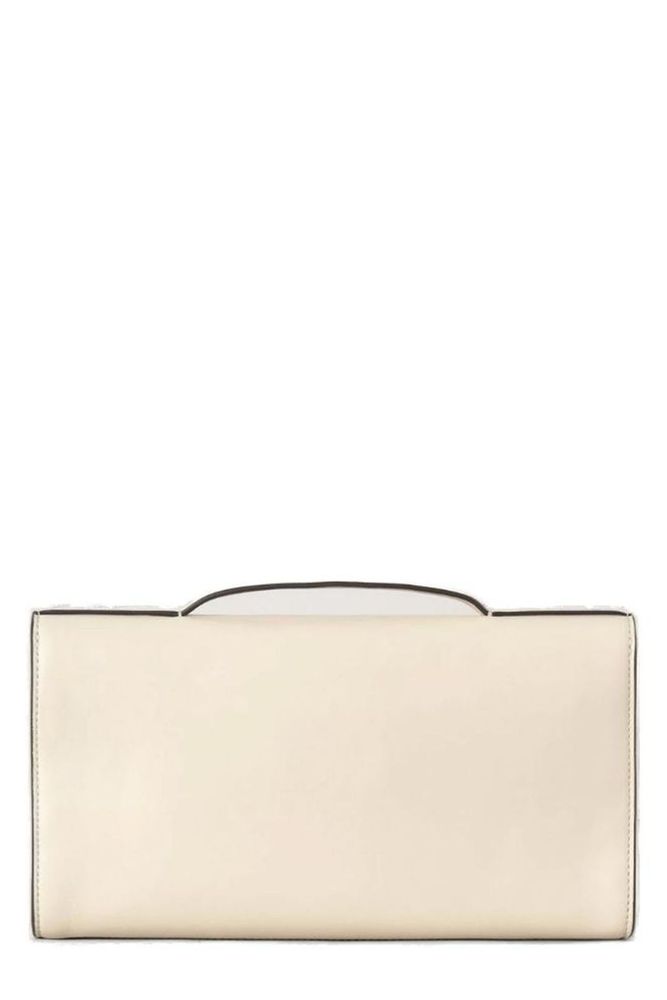 MULBERRY 트위스트 블록 폴드오버 탑 클러치백