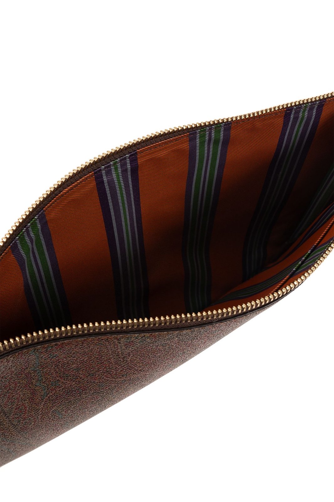 Etro Paisley Jacquard Zipped Clutch Bag – Cettire