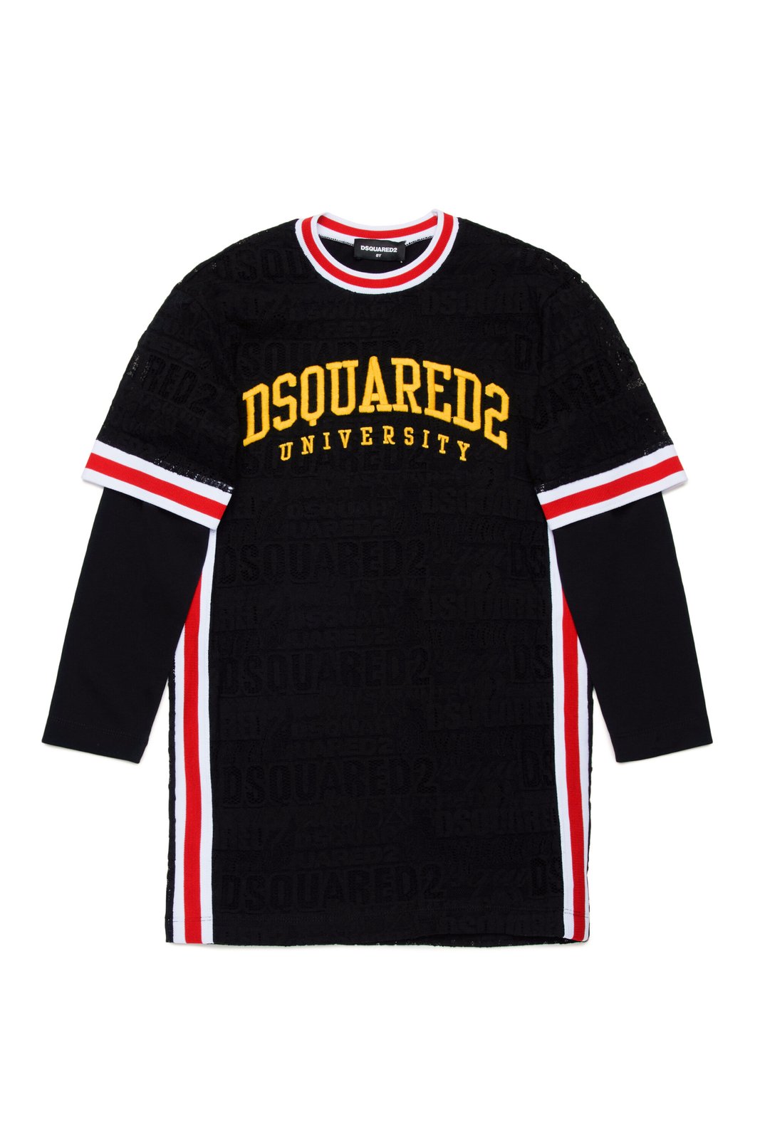 Dsquared2 Kids Logo Embroidered Knitted Dress – Cettire