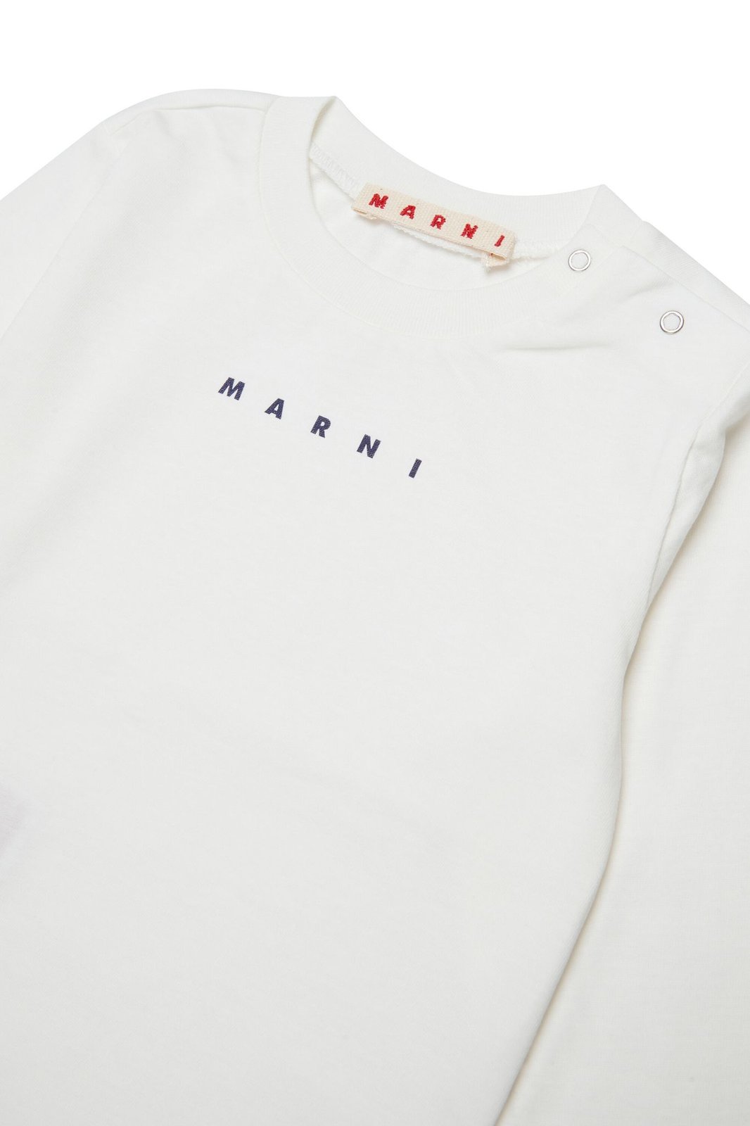 Marni Kids Logo Printed Long-Sleeved T-Shirt