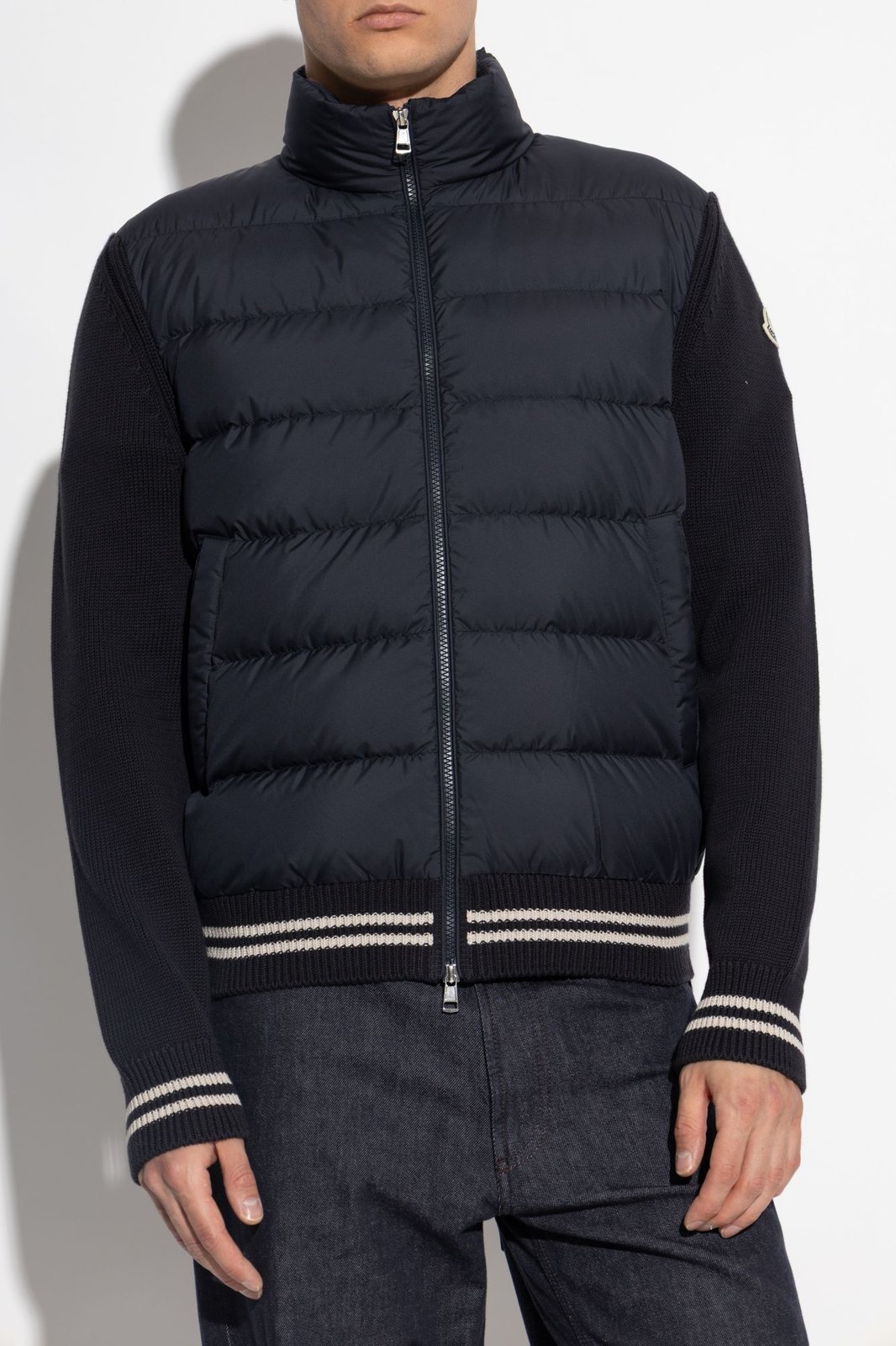 Moncler Panelled Zipped Jacket
