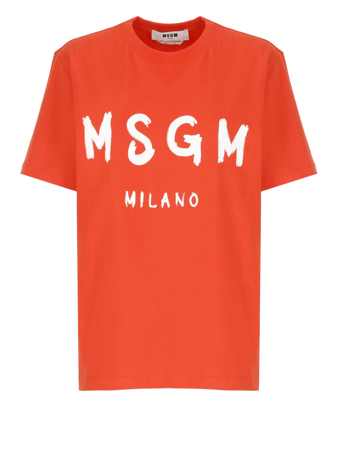 MSGM Tシャツ MSGM MSGM Logo Printed Jersey T-Shirt - T-Shirts - Compare