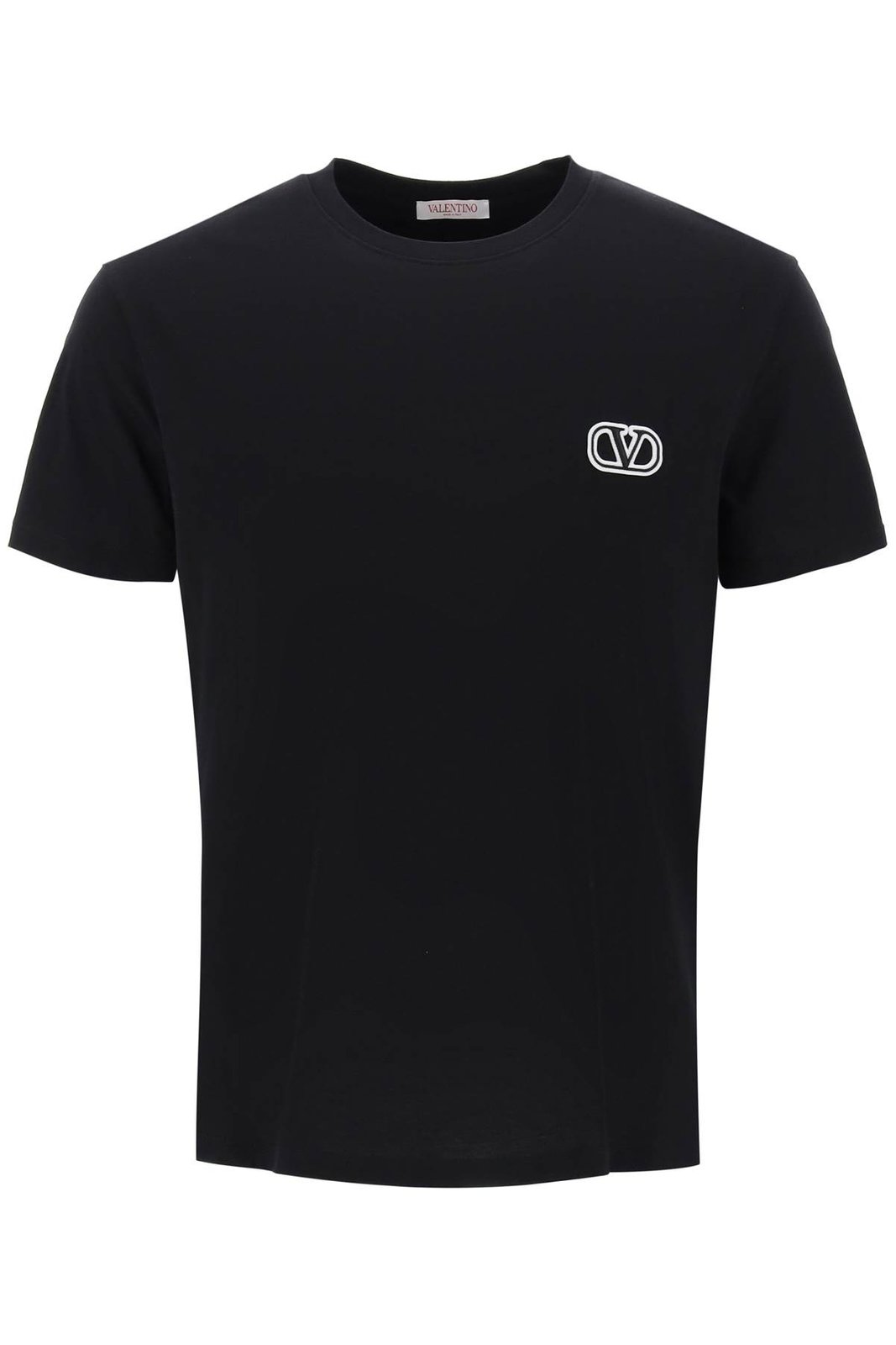Valentino Logo Embroidered Crewneck T-Shirt – Cettire