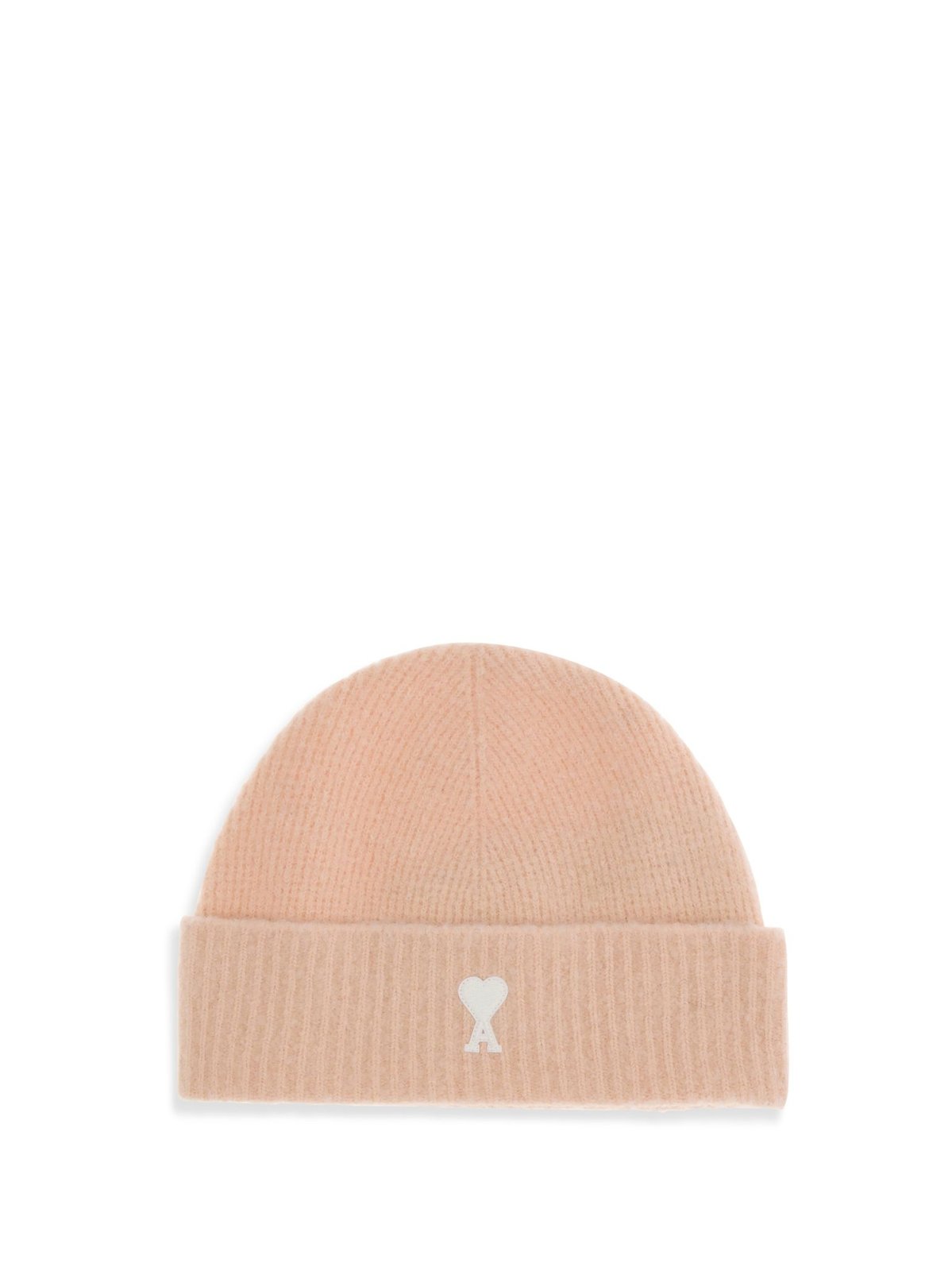 AMI Paris Logo Embroidered Knitted Beanie – Cettire
