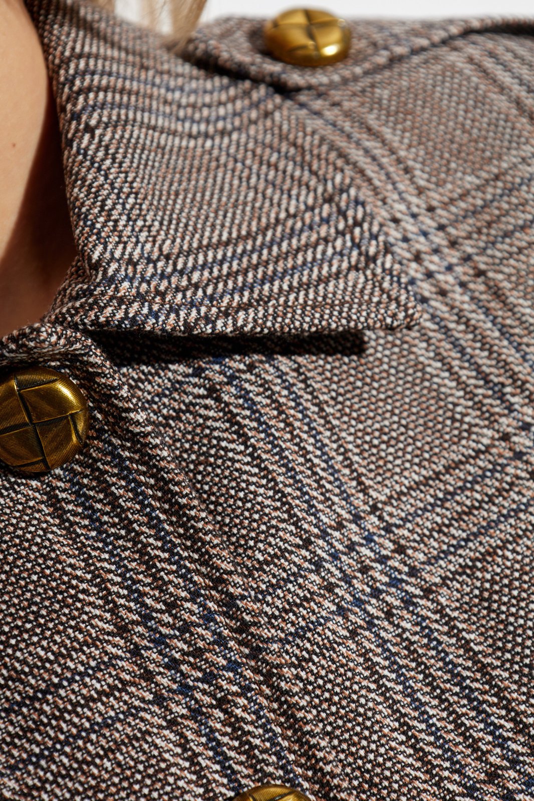 Self-Portrait Check Jacket – Cettire