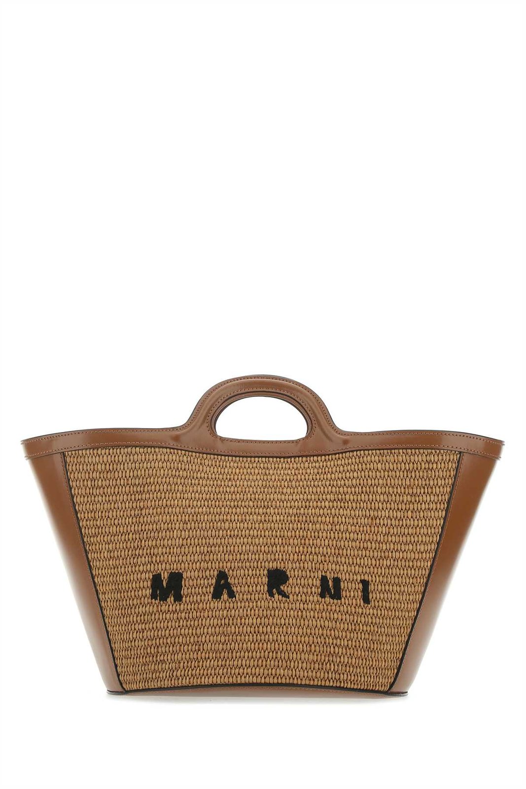 Marni Tropicalia Logo Embroidered Small Tote Bag