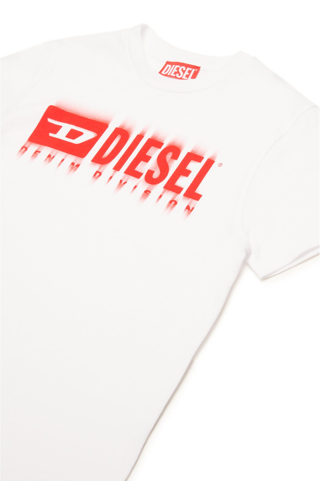 Diesel Kids Logo Printed Crewneck T-Shirt