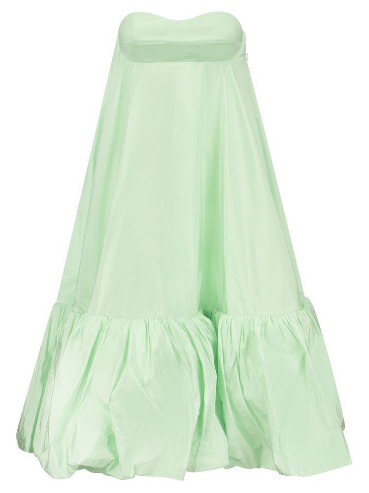 green emerald velvet dress Lilla Cavallo | Lime Green Floral Embroidered Puff Sleeve Mini Dress