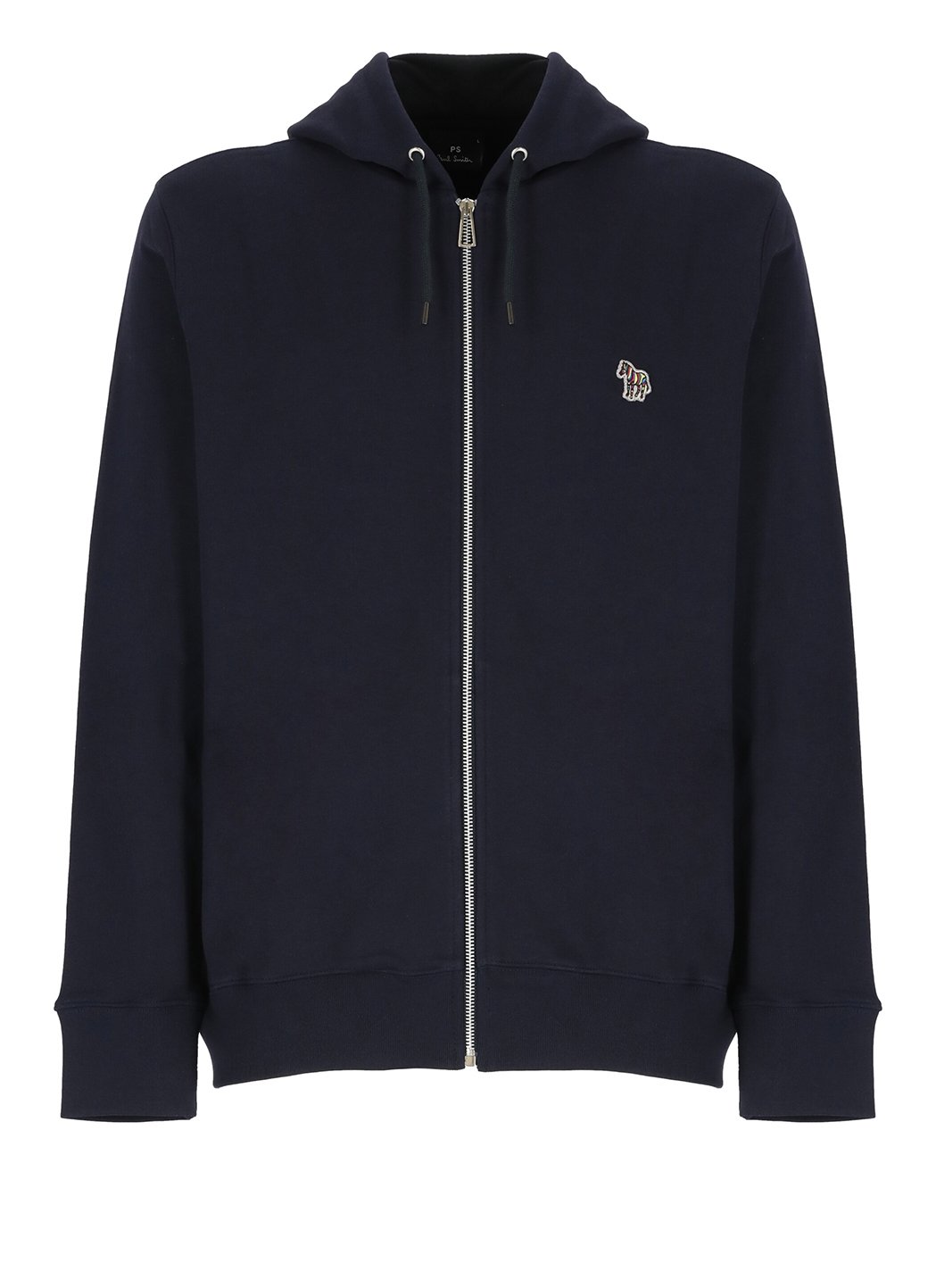 PS Paul Smith Zebra Patch Zipped Drawstring Hoodie