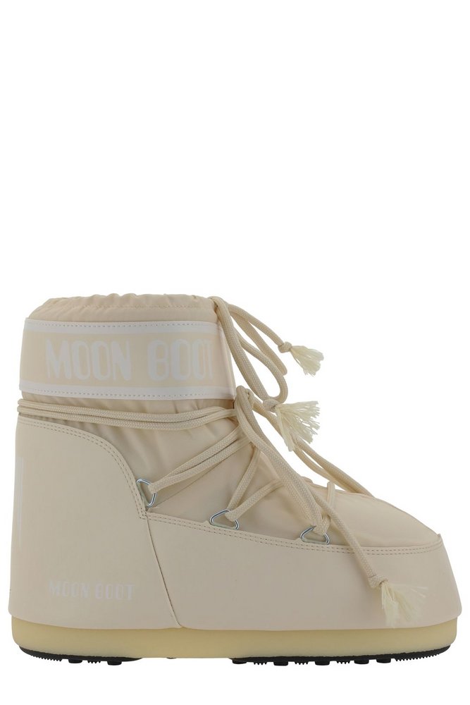 Moon Boot Icon Logo Printed Lace-Up Boots