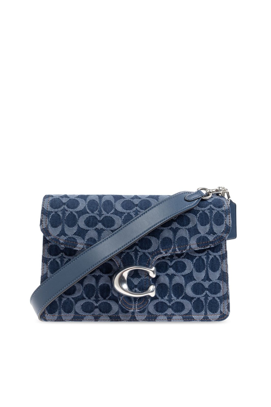 Shop Coach Chain Tabby Monogrammed Denim Shoulder Bag on Shop Coach Chain Tabby Monogrammed Denim Shoulder Bag on