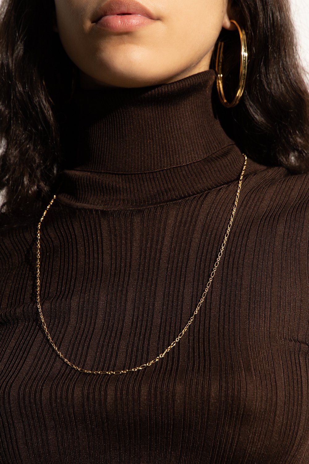 関税送料込★Saint Laurentロングパラレルフィガロネックレス Saint Laurent ロング パラレル フィガロ チェーン ネックレス
