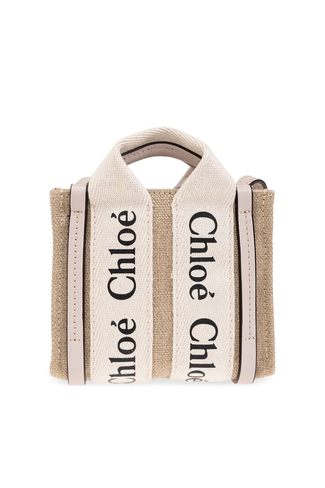 【CHLOE】WOODY NANO TOTE BAG Chloé: The Woody nano tote | Milled