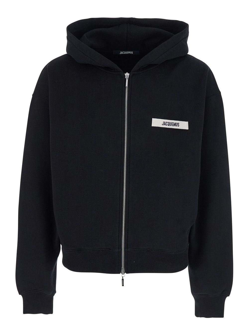 Jacquemus Logo Patch Zip-Up Hoodie