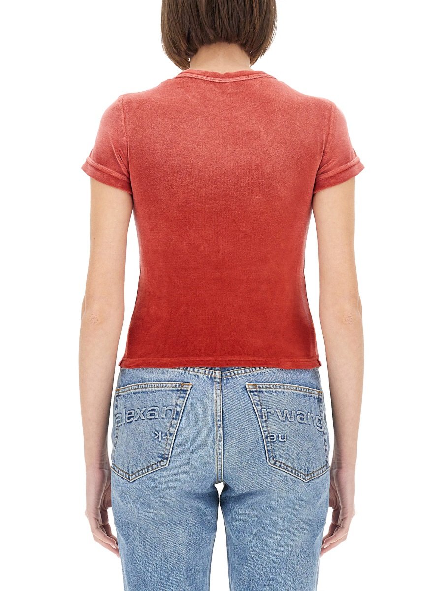 Alexander Wang Logo Detailed Crewneck T-Shirt