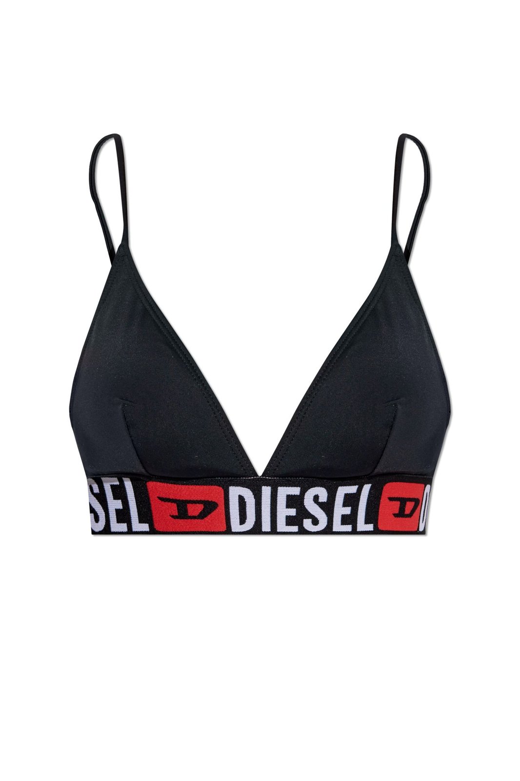 Diesel Logo Printed Swimsuit Top