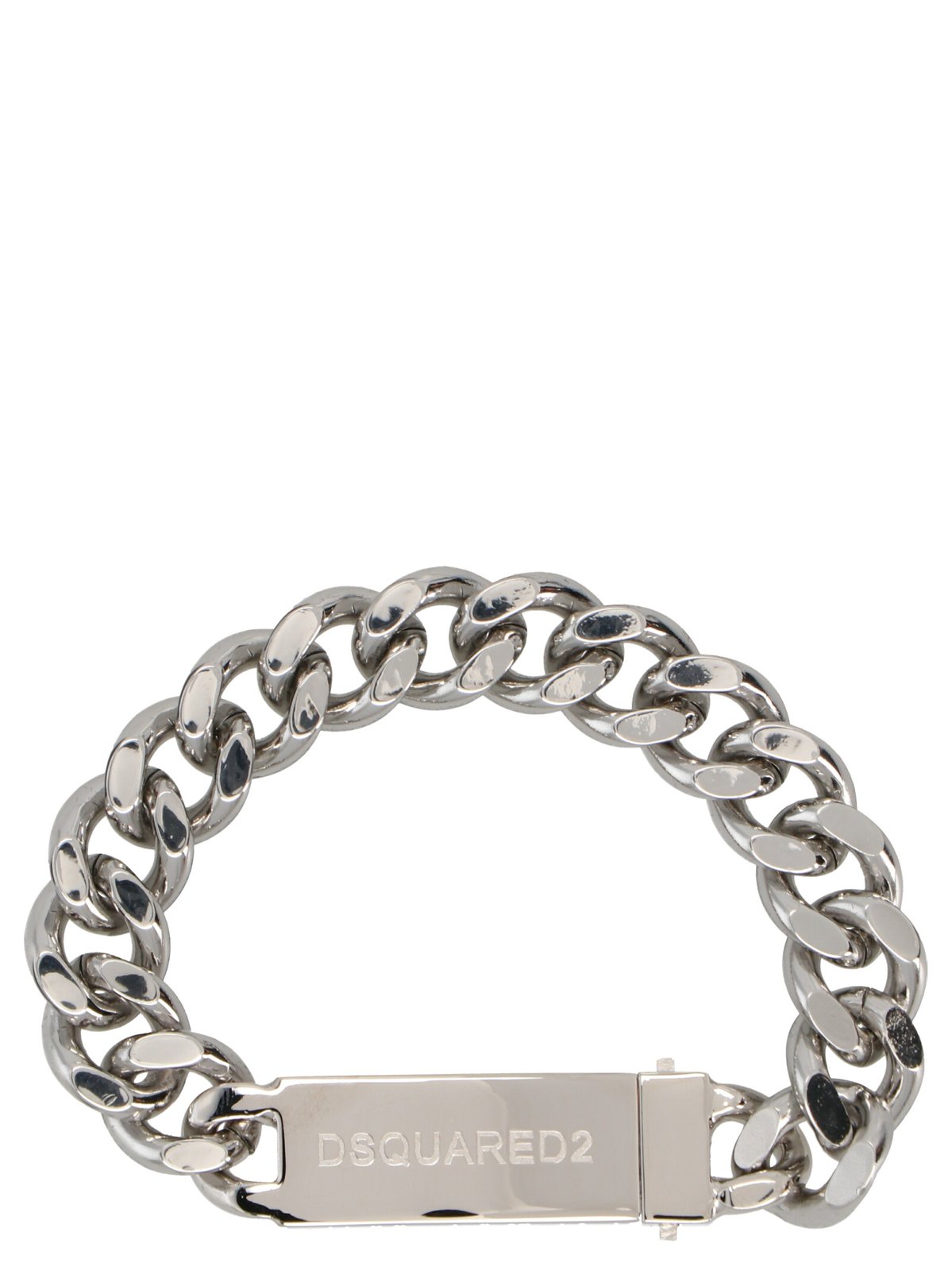 Dsquared2 Logo Plaque Chain Bracelet