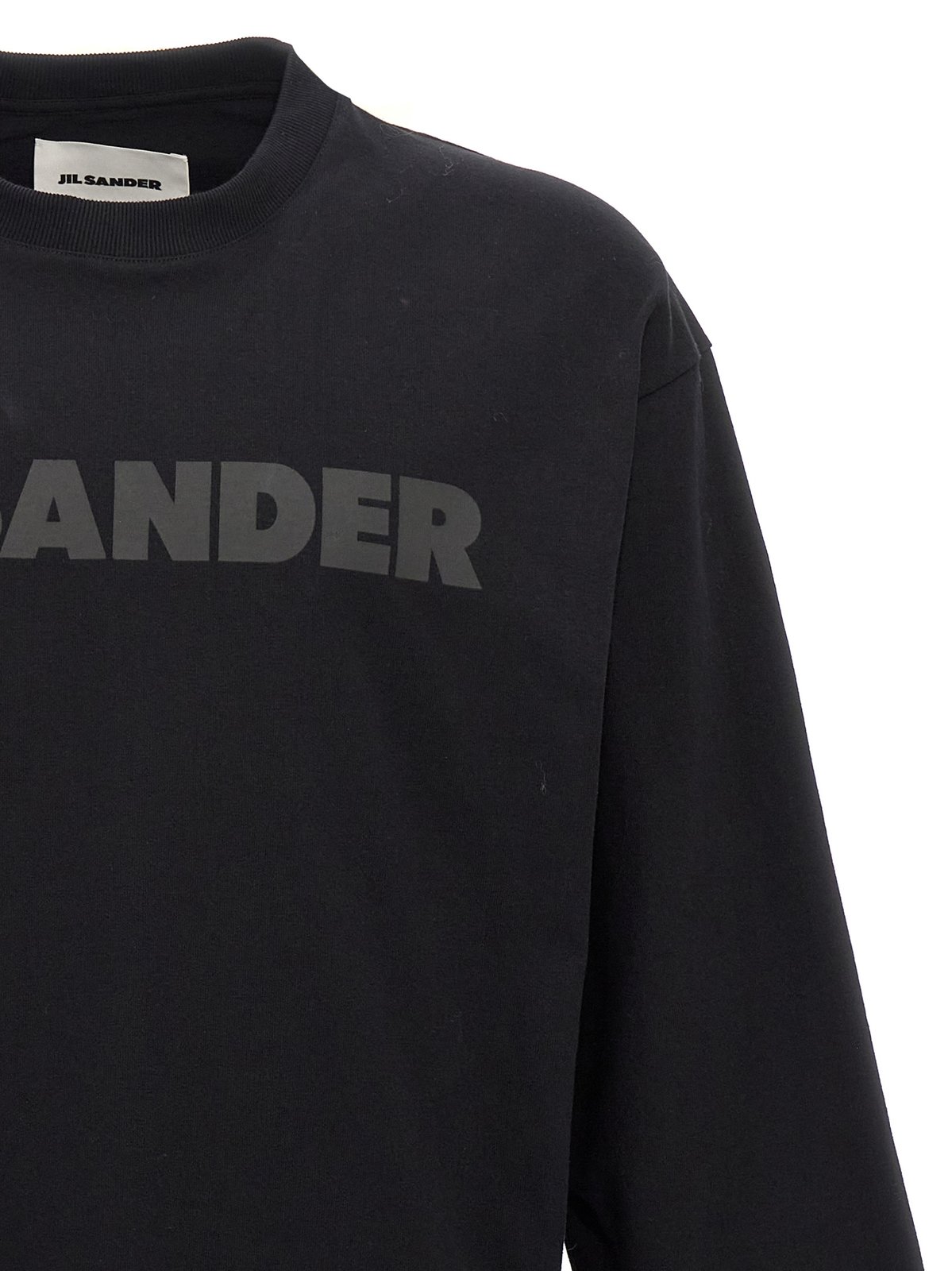 Jil Sander Logo Printed Long-Sleeved T-Shirt