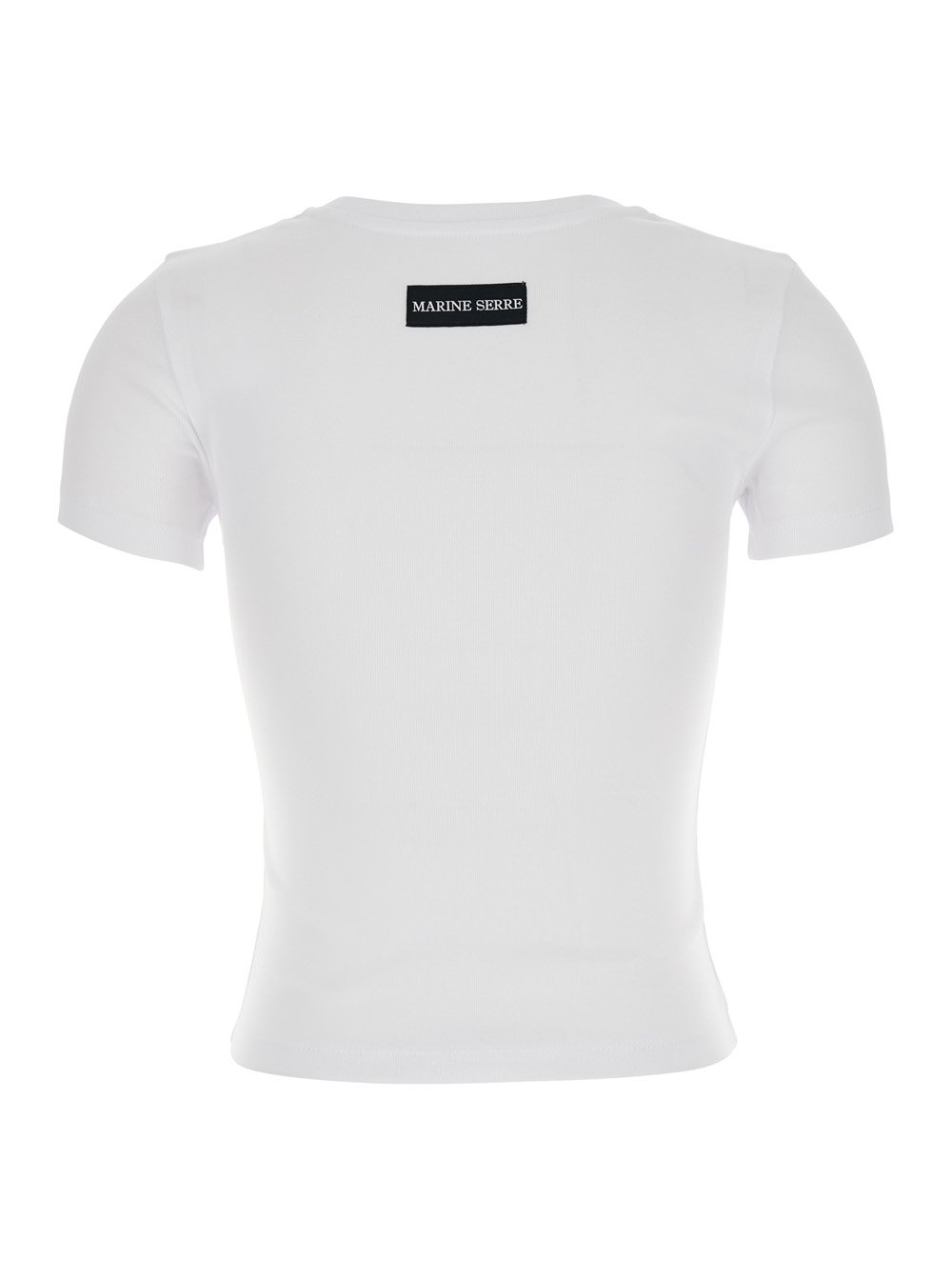 Marine Serre Moon Logo Embroidered Baby T-Shirt