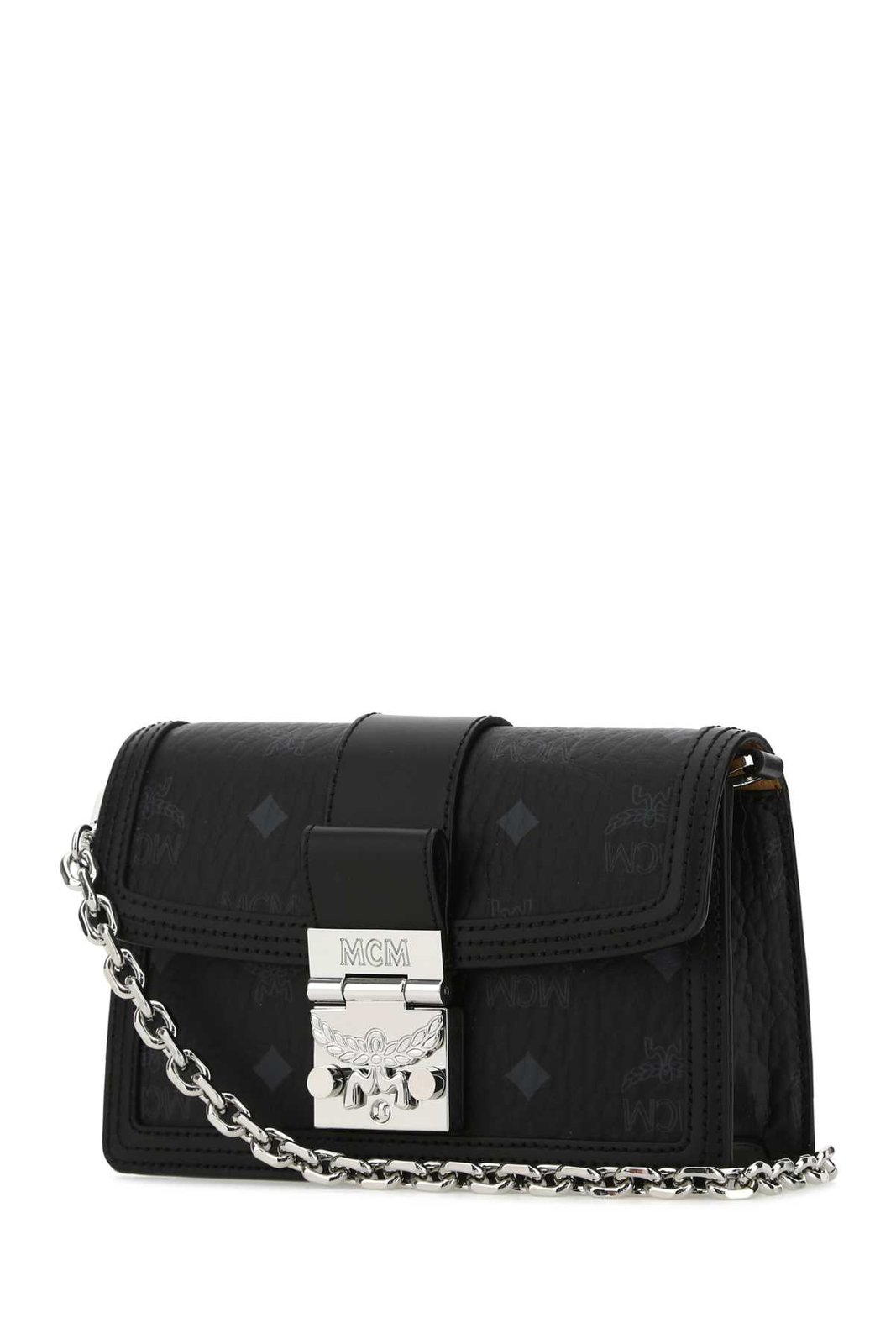 MCM Logo Detailed Chained Shoulder Bag