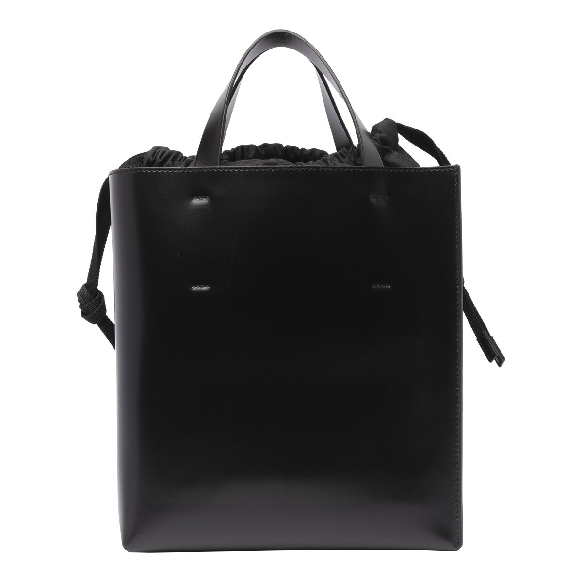 Marni Logo Printed Drawstring Tote Bag