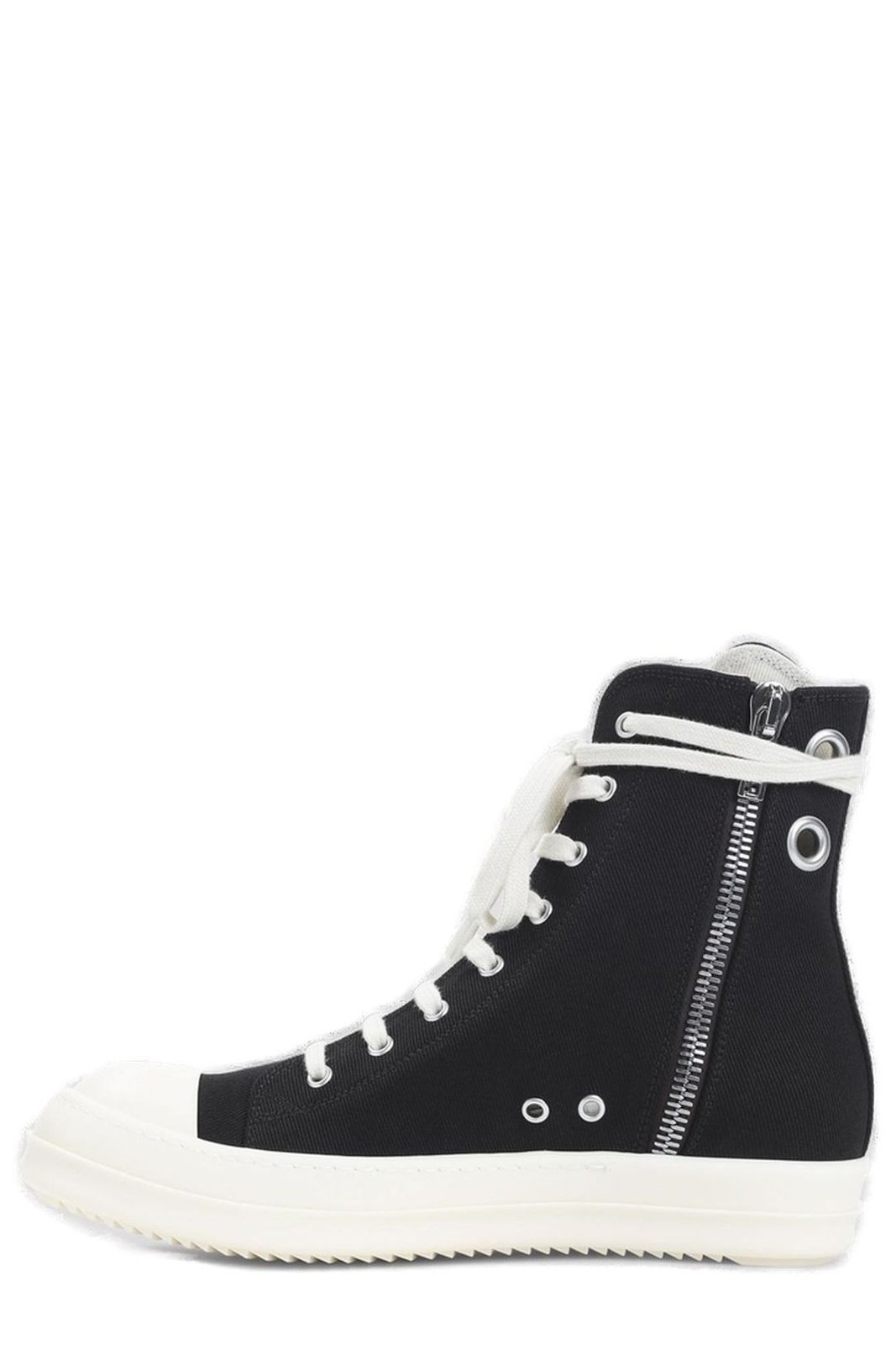 Rick Owens DRKSHDW Round-Toe High-Top Sneakers