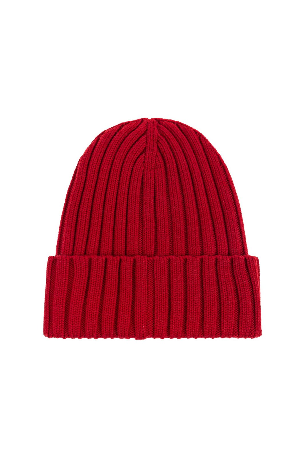 Moncler Logo Patch Ribbed Beanie