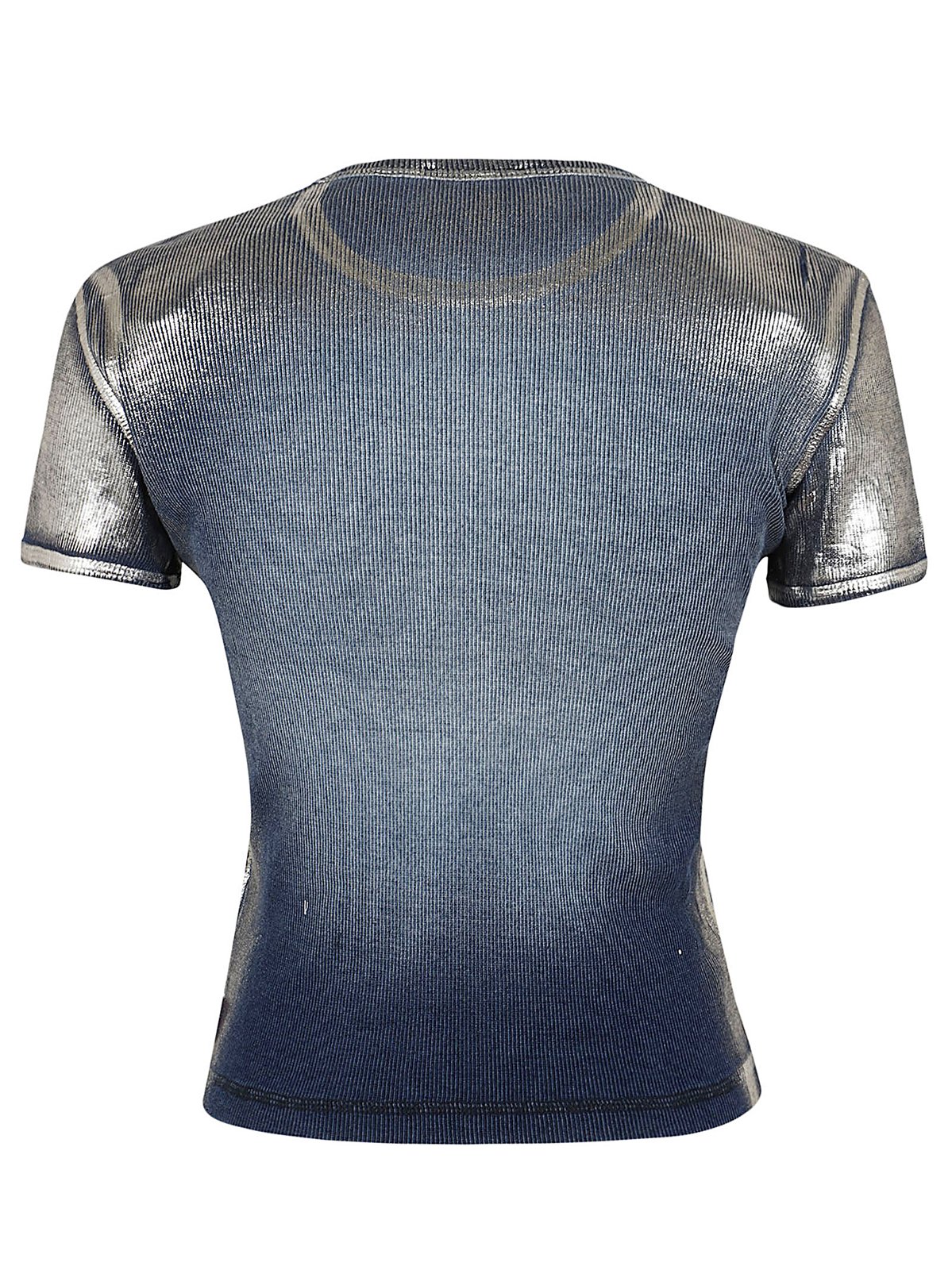 Diesel T-Ele-Long-Q1 Faded Metallic T-Shirt