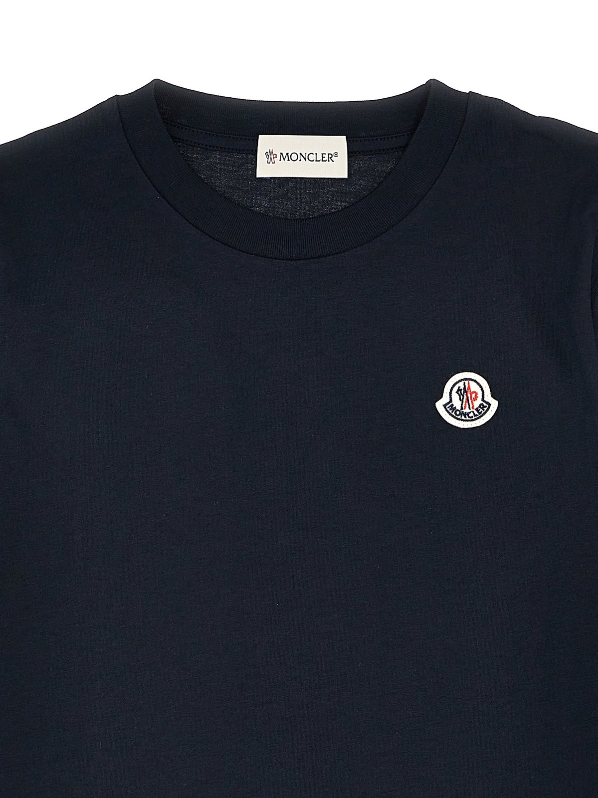 Moncler Enfant Logo Patch Crewneck T-Shirt