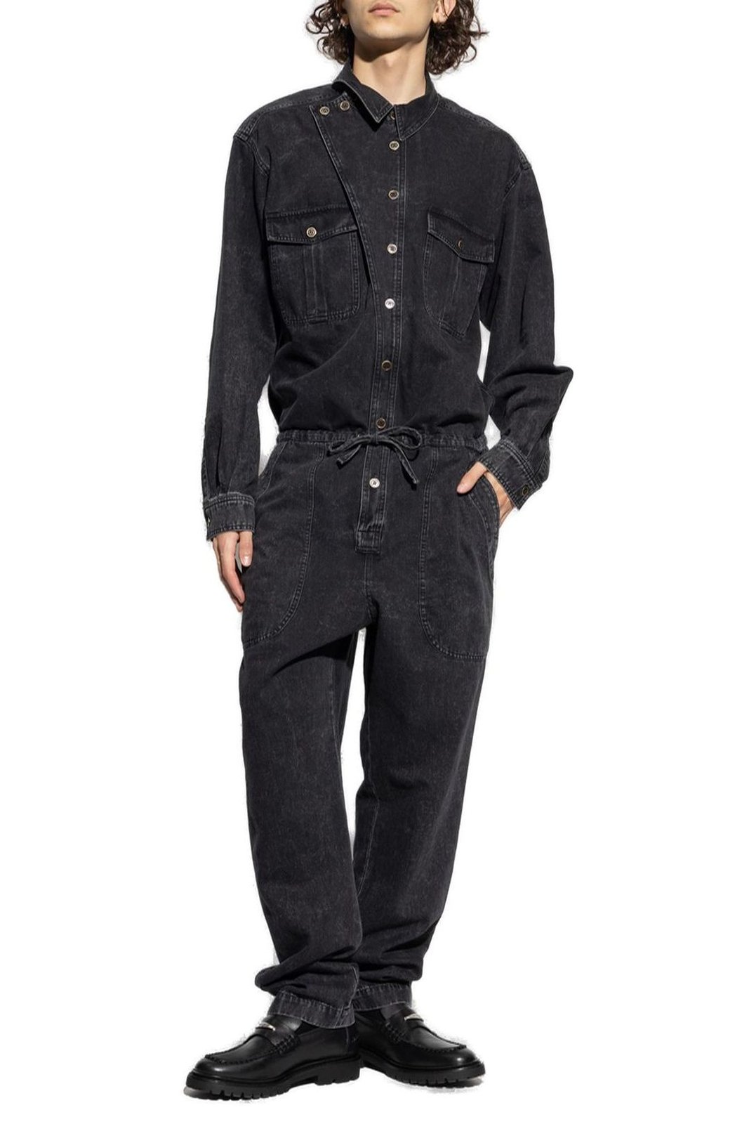Isabel Marant Chelby Chambray Jumpsuit