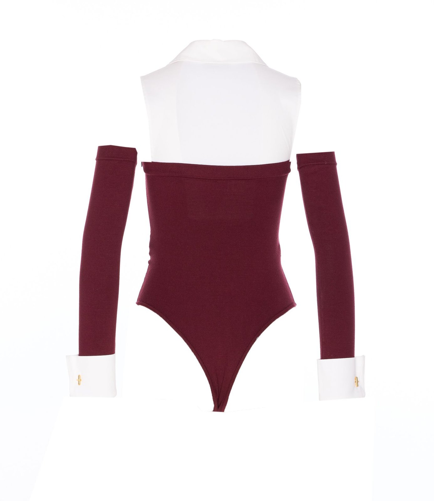 Elisabetta Franchi Logo Embroidered Knitted Bodysuit