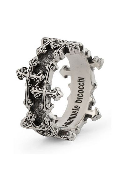 Emanuele Bicocchi Hammered Band Ring