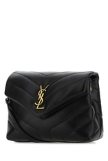 Saint Laurent Loulou Toy Logo Plaque Shoulder Bag