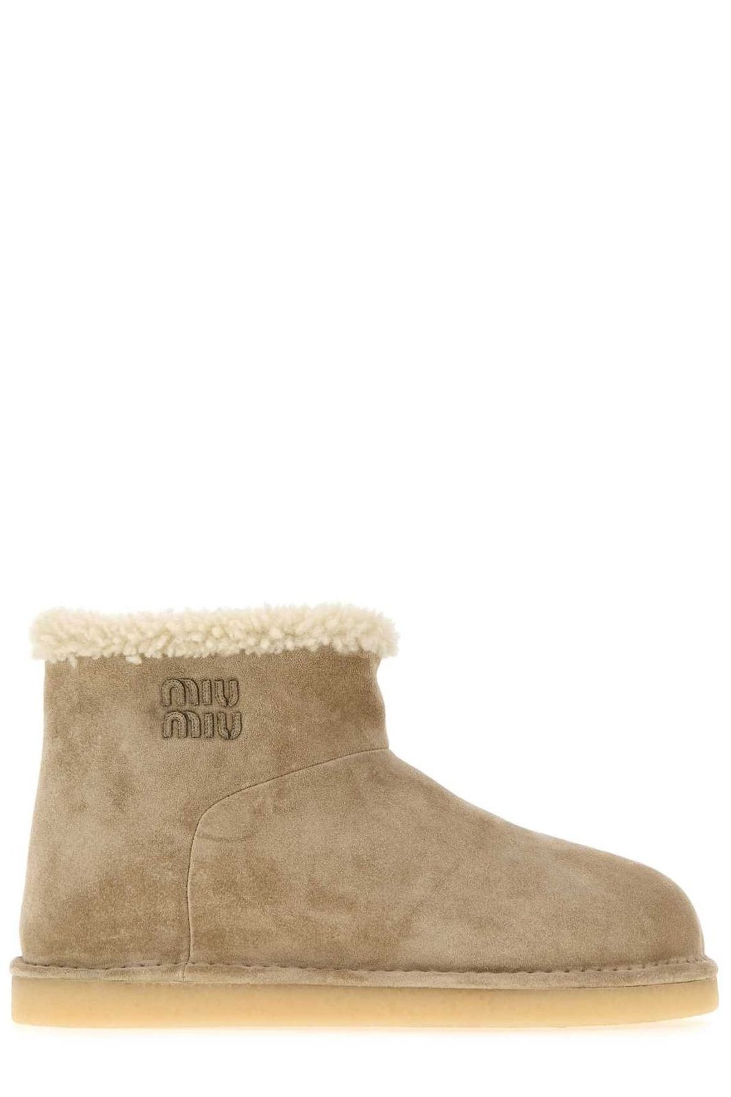 Miu Miu Logo-Detailed Boots