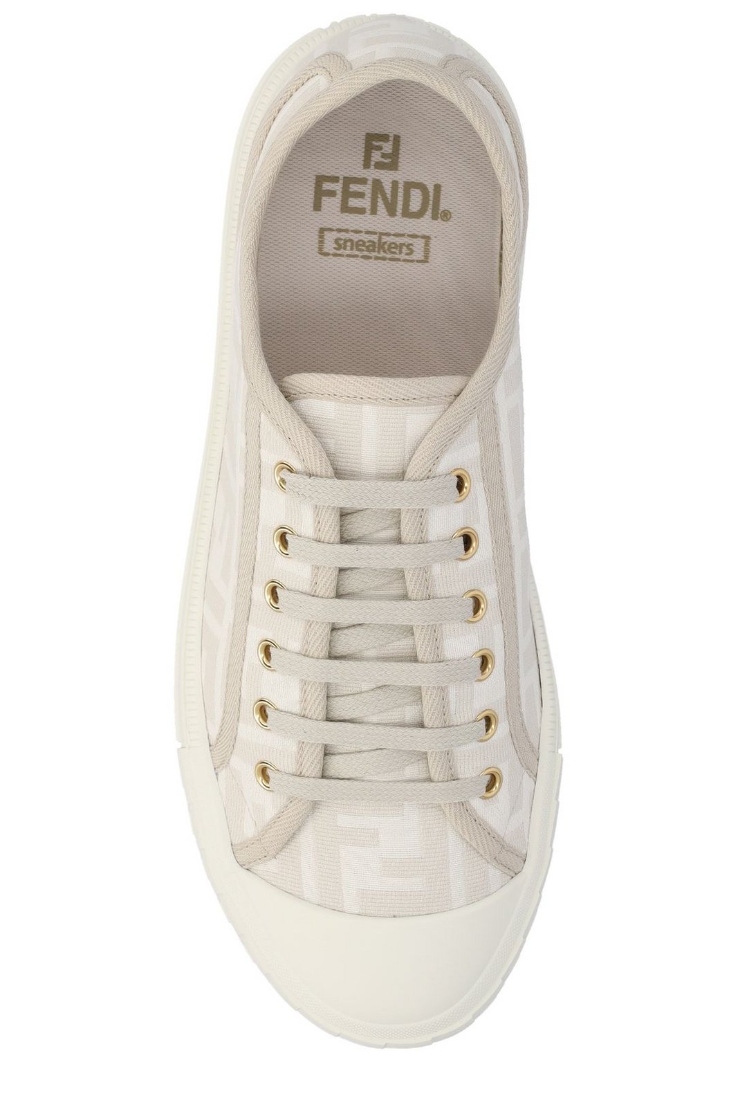 Fendi Domino FF Motif Low-Top Sneakers