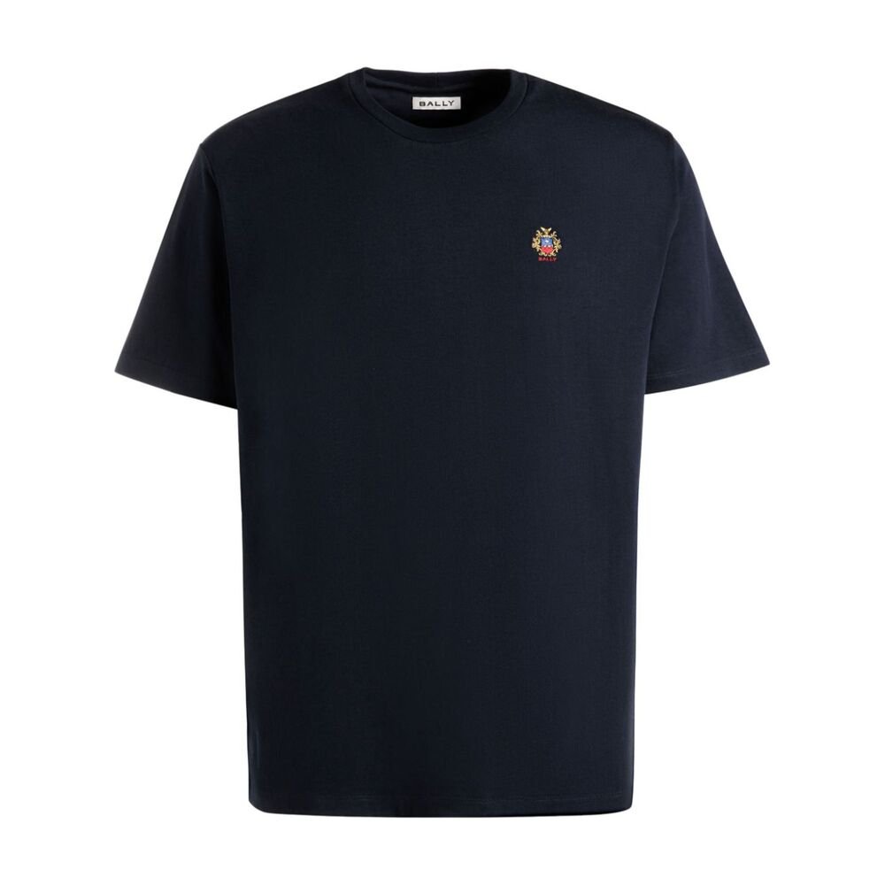 Bally Logo Embroidered Crewneck T-Shirt
