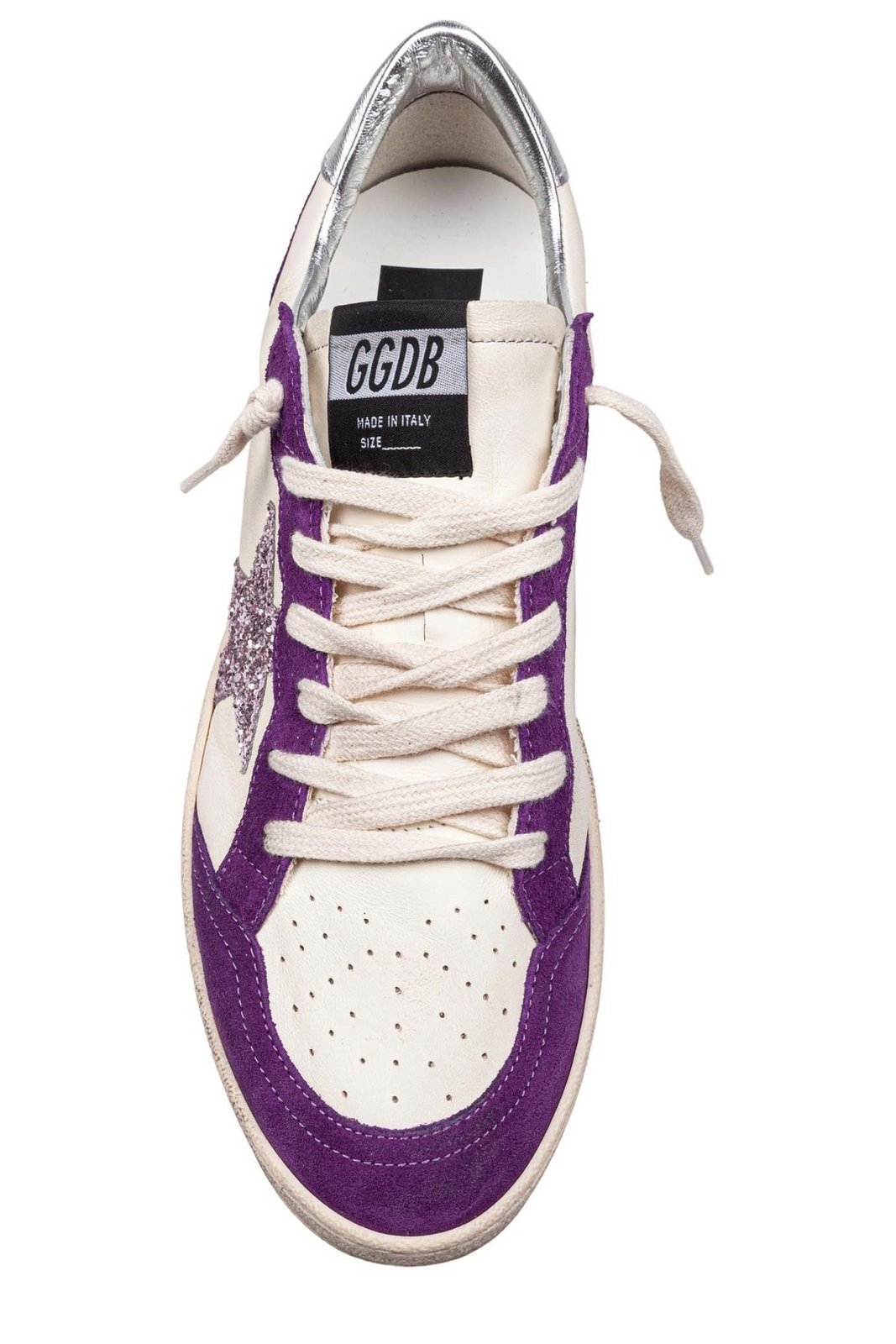 Golden Goose Deluxe Brand Ballstar Glittered Sneakers