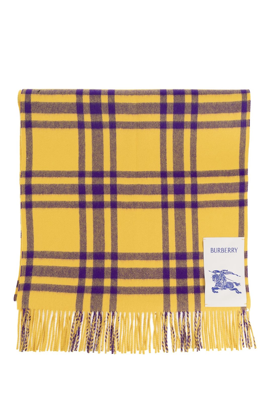 Burberry バーバリー ロゴ パッチ チェック スカーフ バーバリー ロゴ パッチ チェック スカーフ – Cettire