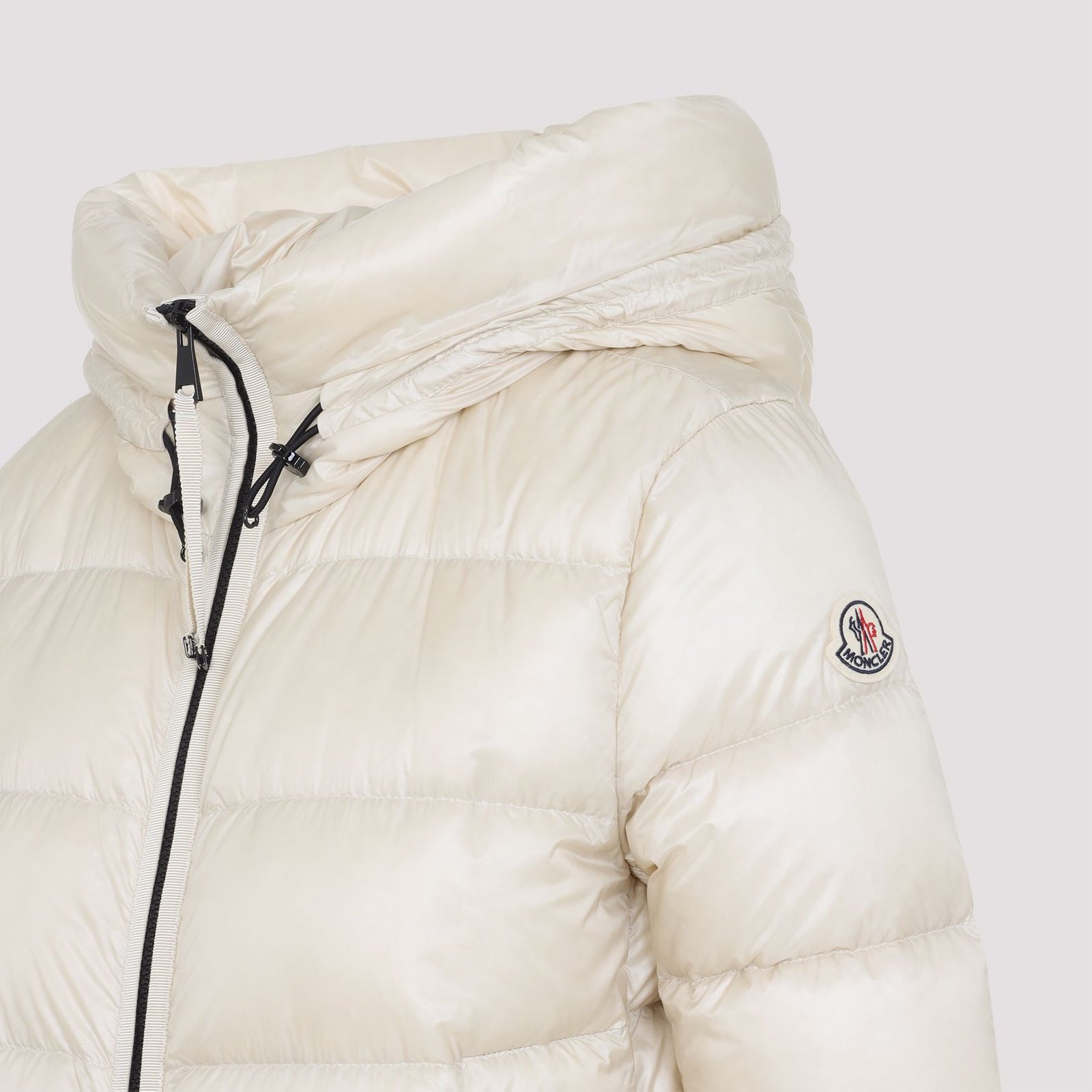 Moncler Zip-Up Quilted Coat