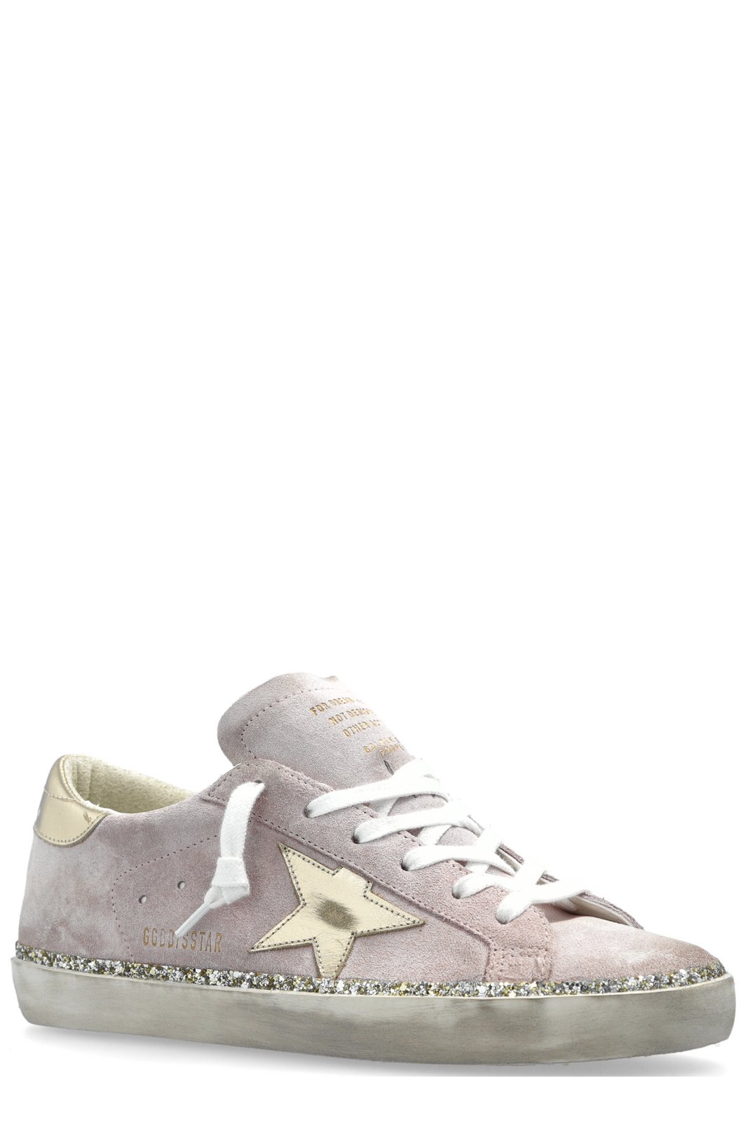 Golden Goose Deluxe Brand Super Star Glittered Sneakers