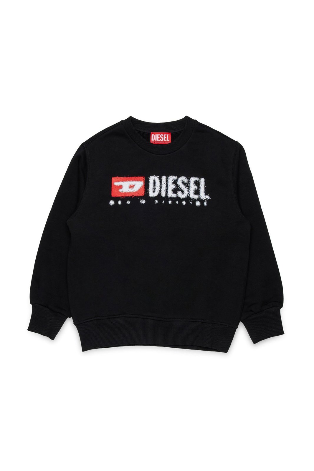 Diesel Kids Logo Printed Crewneck Sweatshirt