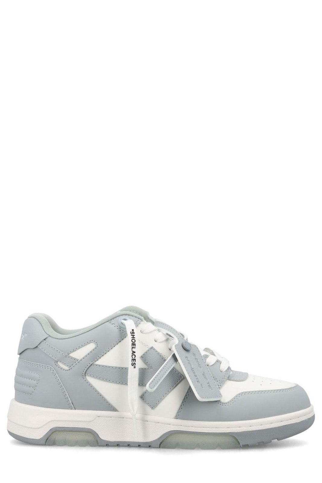 Off-White Out Of Office Round Toe Lace-Up Sneakers