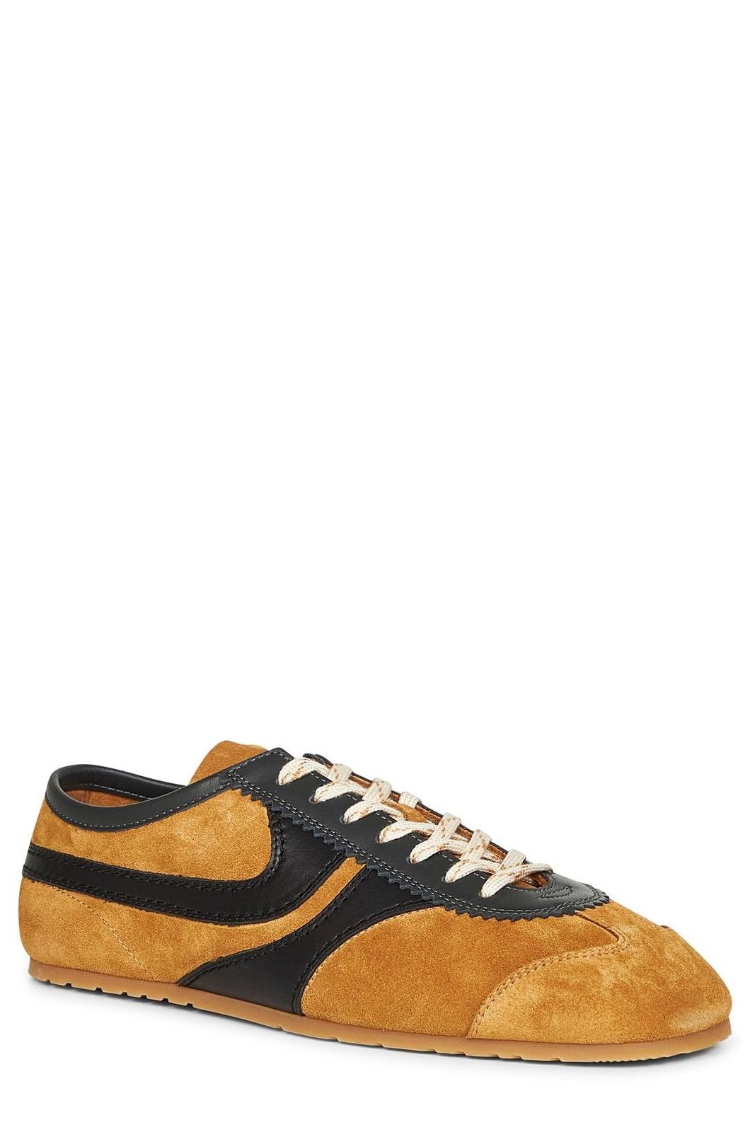 Dries Van Noten Round Toe Lace-Up Sneakers